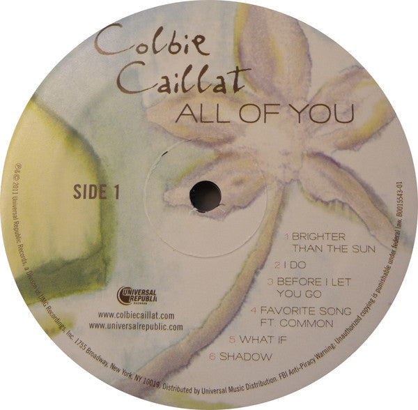 Colbie Caillat : All Of You (LP, Album)