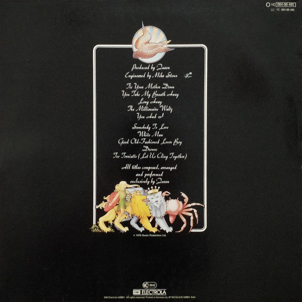Queen : A Day At The Races (LP, Album, Gat)