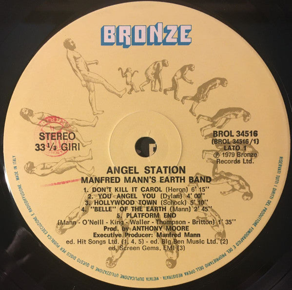 Manfred Mann's Earth Band : Angel Station (LP, Album)