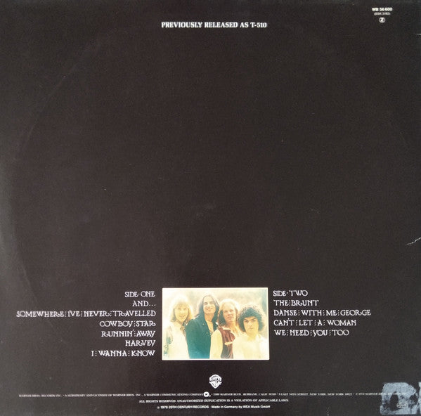 Ambrosia (2) : Somewhere I've Never Travelled (LP, Album, RE)