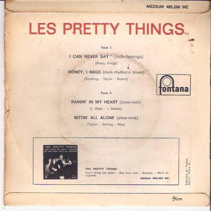 Les Pretty Things* : I Can Never Say  (7", EP, Mono)