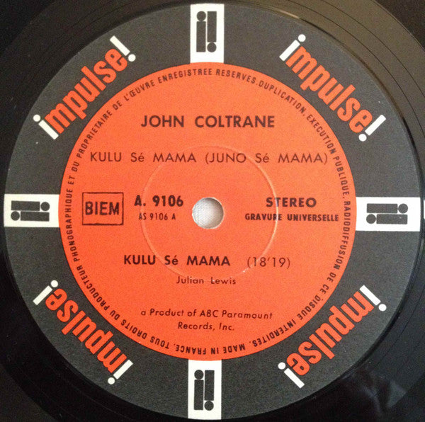 John Coltrane : Kulu Sé Mama (LP, Album, Gat)