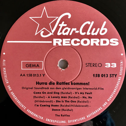 The Rattles : Hurra Die Rattles Kommen! (LP, Album)