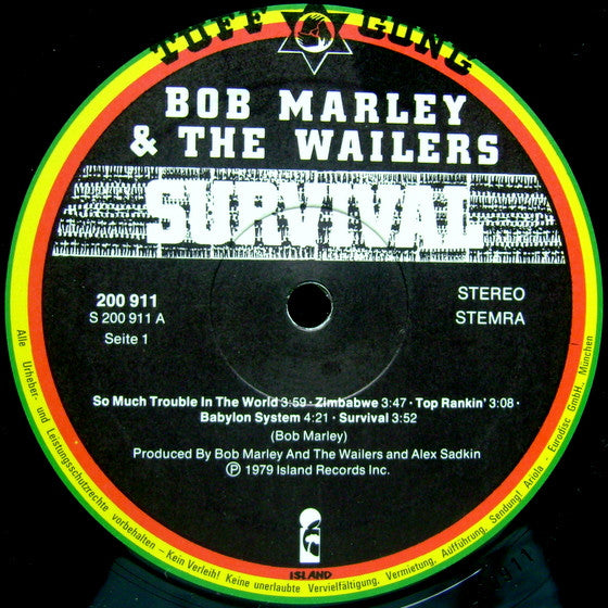 Bob Marley & The Wailers : Survival (LP, Album)