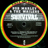Bob Marley & The Wailers : Survival (LP, Album)