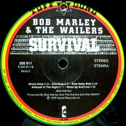 Bob Marley & The Wailers : Survival (LP, Album)