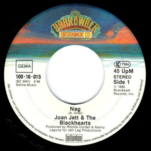 Joan Jett & The Blackhearts : Nag (7", Single)