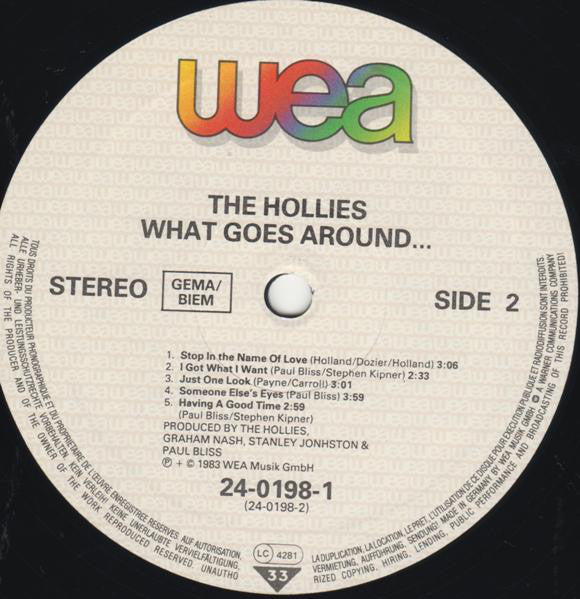 The Hollies : What Goes Around... (LP, Album)