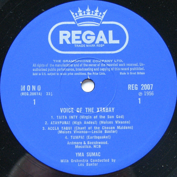 Yma Sumac : Voice Of The Xtabay (LP, Album, Mono, RE)