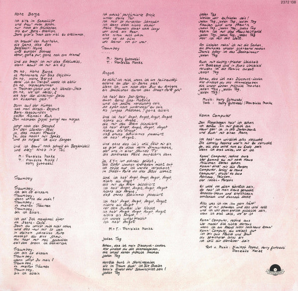 Frl. Menke : Frl. Menke (LP, Album)