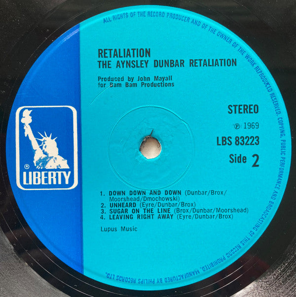The Aynsley Dunbar Retaliation : Retaliation (LP, Album)