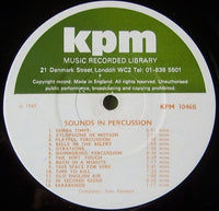 Sam Fonteyn : Sounds In Percussion (LP)