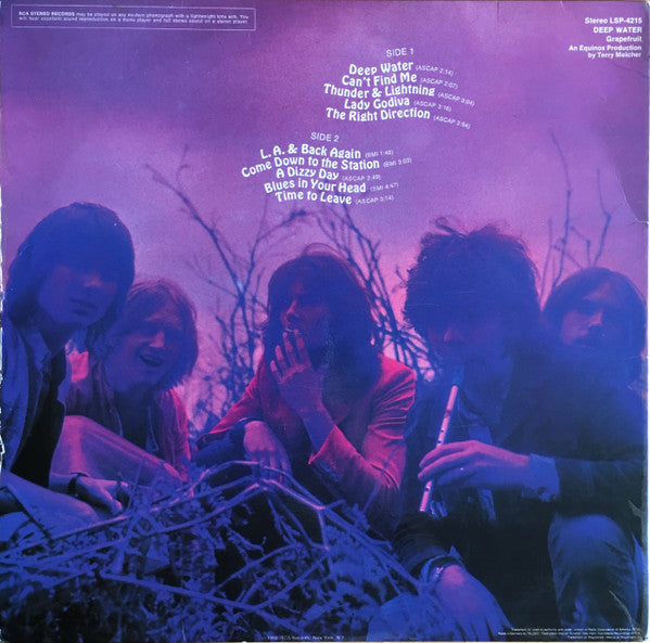 Grapefruit : Deep Water (LP, Album, Gat)