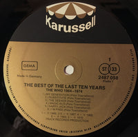 The Who : '64 - '74 / The Best Of The Last Ten Years (2xLP, Comp)