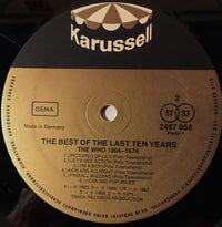 The Who : '64 - '74 / The Best Of The Last Ten Years (2xLP, Comp)
