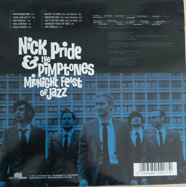 Nick Pride & The Pimptones : Midnight Feast Of Jazz (LP, Album)