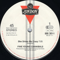 Fine Young Cannibals : She Drives Me Crazy (12", Maxi, Gre)