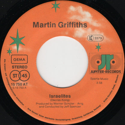 Martin Griffiths : Israelites (7", Promo)