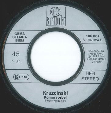 Kruzcinski : Das War's (7", Single)
