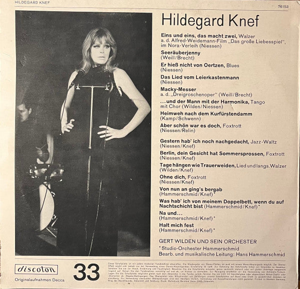Hildegard Knef : Hildegard Knef (LP, Comp)