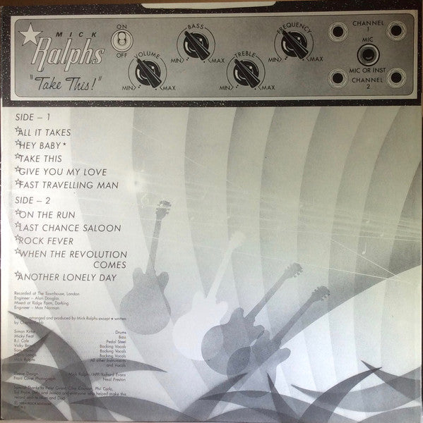 Mick Ralphs : Take This! (LP, Album)