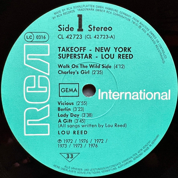 Lou Reed : New York Superstar (LP, Comp)
