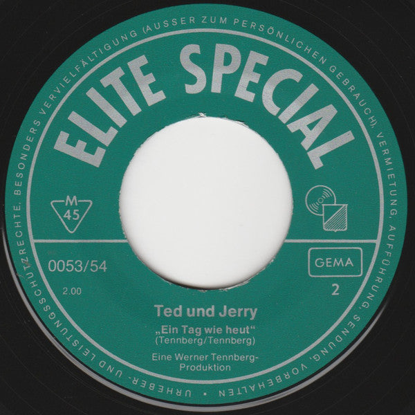 Ted Und Jerry : Wo Die Weser... / Ein Tag Wie Heut (7", Single)