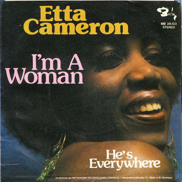 Etta Cameron : I'm A Woman (7", Single)
