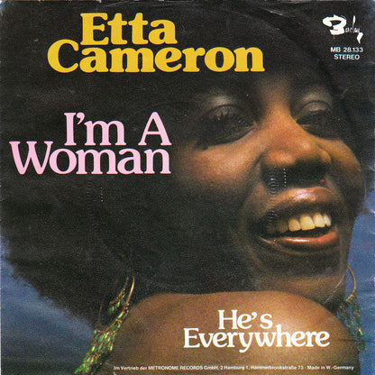 Etta Cameron : I'm A Woman (7", Single)