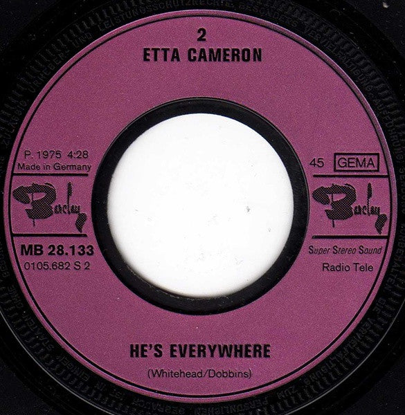 Etta Cameron : I'm A Woman (7", Single)