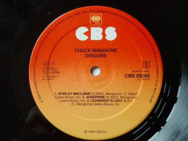 Chuck Mangione : Disguise (LP, Album)