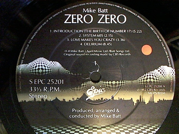 Mike Batt : Zero Zero (LP, Album, Gat)