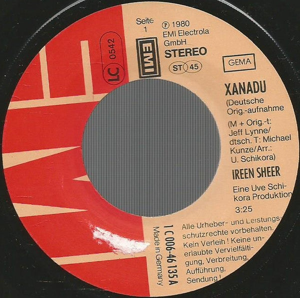 Ireen Sheer : Xanadu (7", Single)