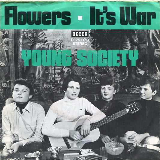 Young Society : Flowers / It's War (7", Single)