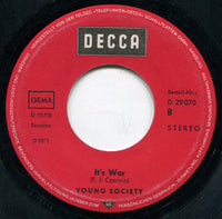 Young Society : Flowers / It's War (7", Single)