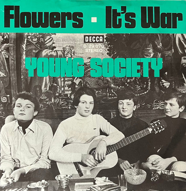 Young Society : Flowers / It's War (7", Single)