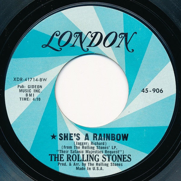 The Rolling Stones : She's A Rainbow (7", Single, Bes)