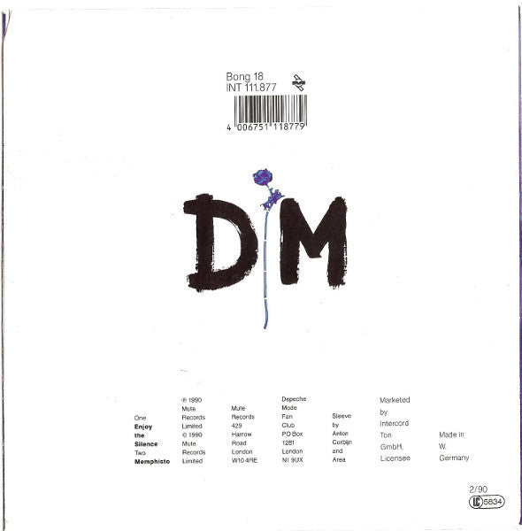 Depeche Mode : Enjoy The Silence (7", Single)