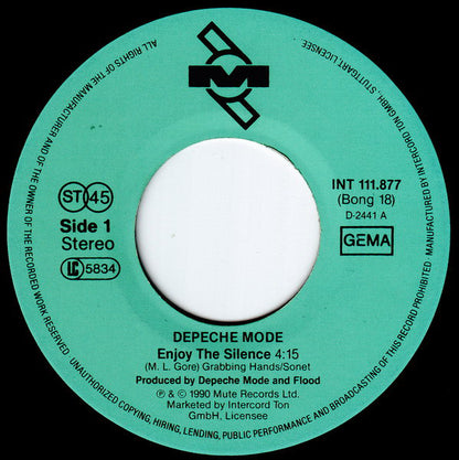 Depeche Mode : Enjoy The Silence (7", Single)