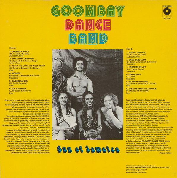 Goombay Dance Band : Sun Of Jamaica (LP, Album, Bla)