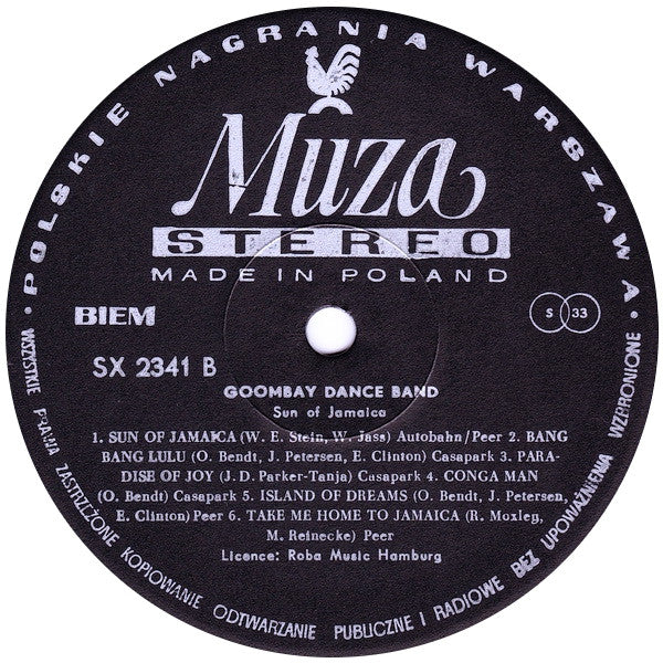 Goombay Dance Band : Sun Of Jamaica (LP, Album, Bla)