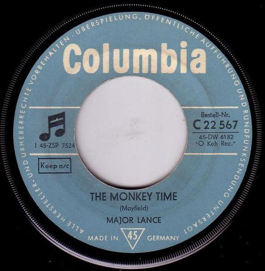 Major Lance : The Monkey Time (7", Single)