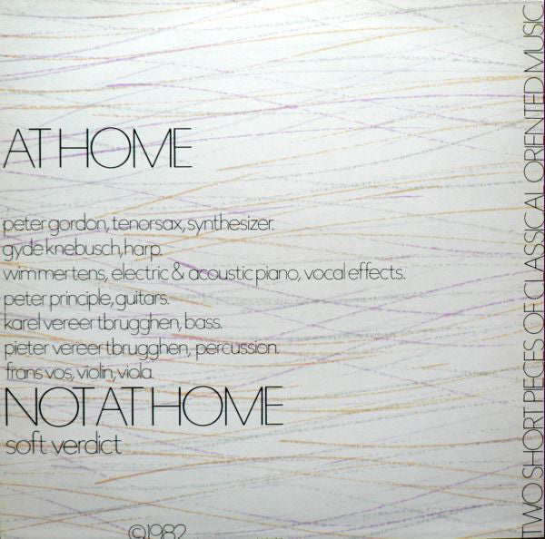 Soft Verdict : At Home / Not At Home (12")