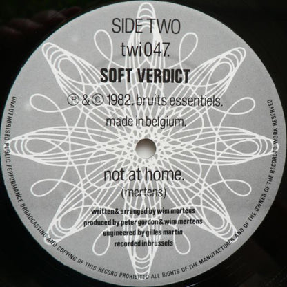 Soft Verdict : At Home / Not At Home (12")