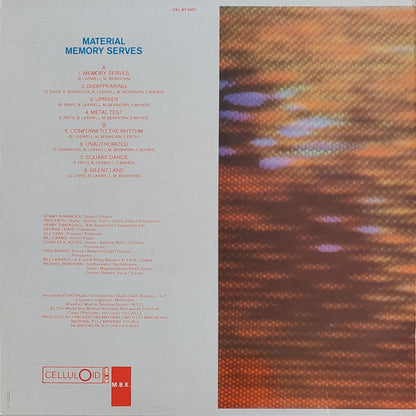 Material : Memory Serves (LP, Album, RE)
