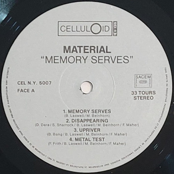 Material : Memory Serves (LP, Album, RE)