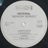 Material : Memory Serves (LP, Album, RE)