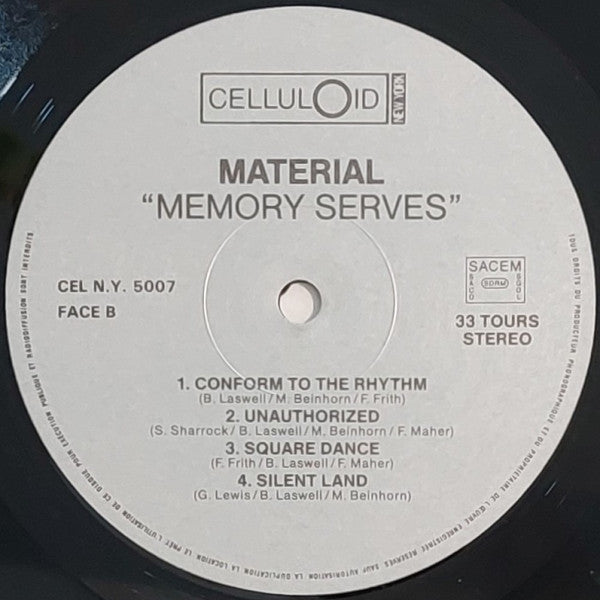 Material : Memory Serves (LP, Album, RE)