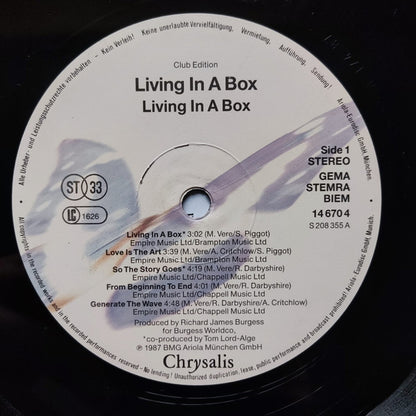 Living In A Box : Living In A Box (LP, Album, Club)