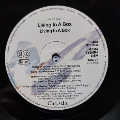 Living In A Box : Living In A Box (LP, Album, Club)